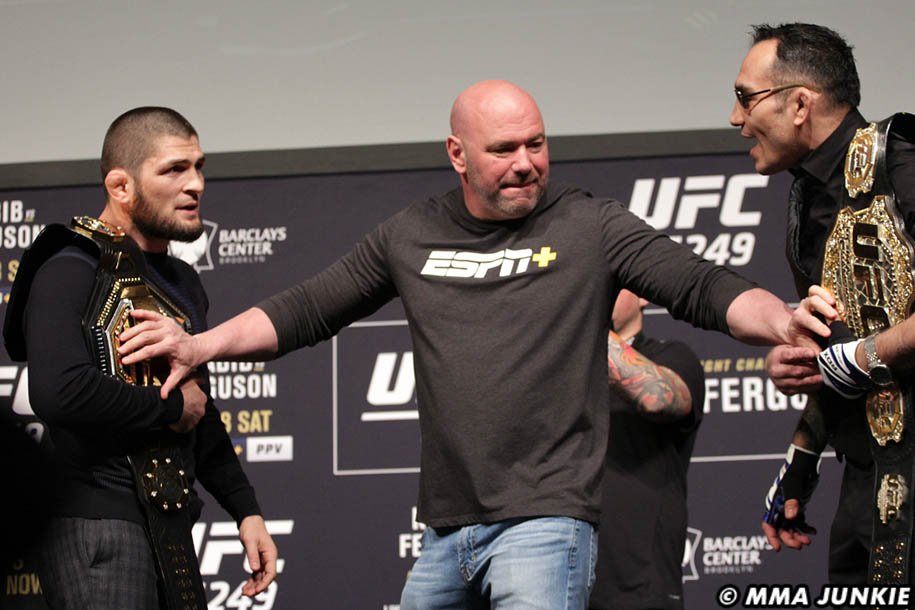 Dana White: Tôi đã có địa điểm cho UFC 249, 99% trận Khabib-Tony sẽ diễn ra